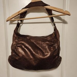 Burberry Metallic Brown Shoulder Bag
